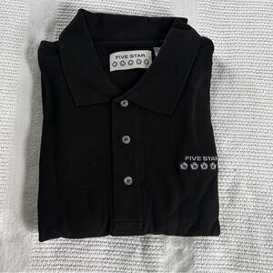 New Five Star Dodge Mopar Black Cotton Polo 2XL